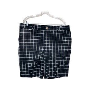 Lauren Ralph Lauren Size 16 Shorts Women's Black White Plaid Active